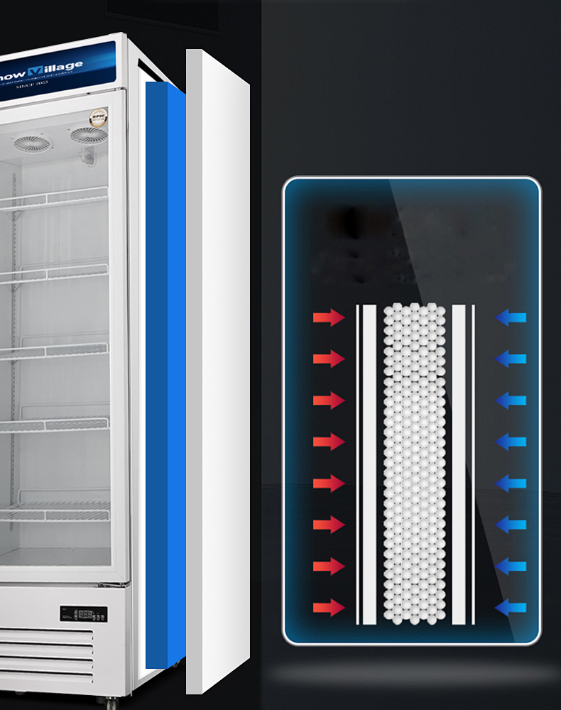 2. Thickened insulation layer for improved cooling retention and energy savings