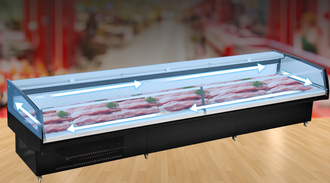 Air-cooled fresh meat cabinet Model B (2)