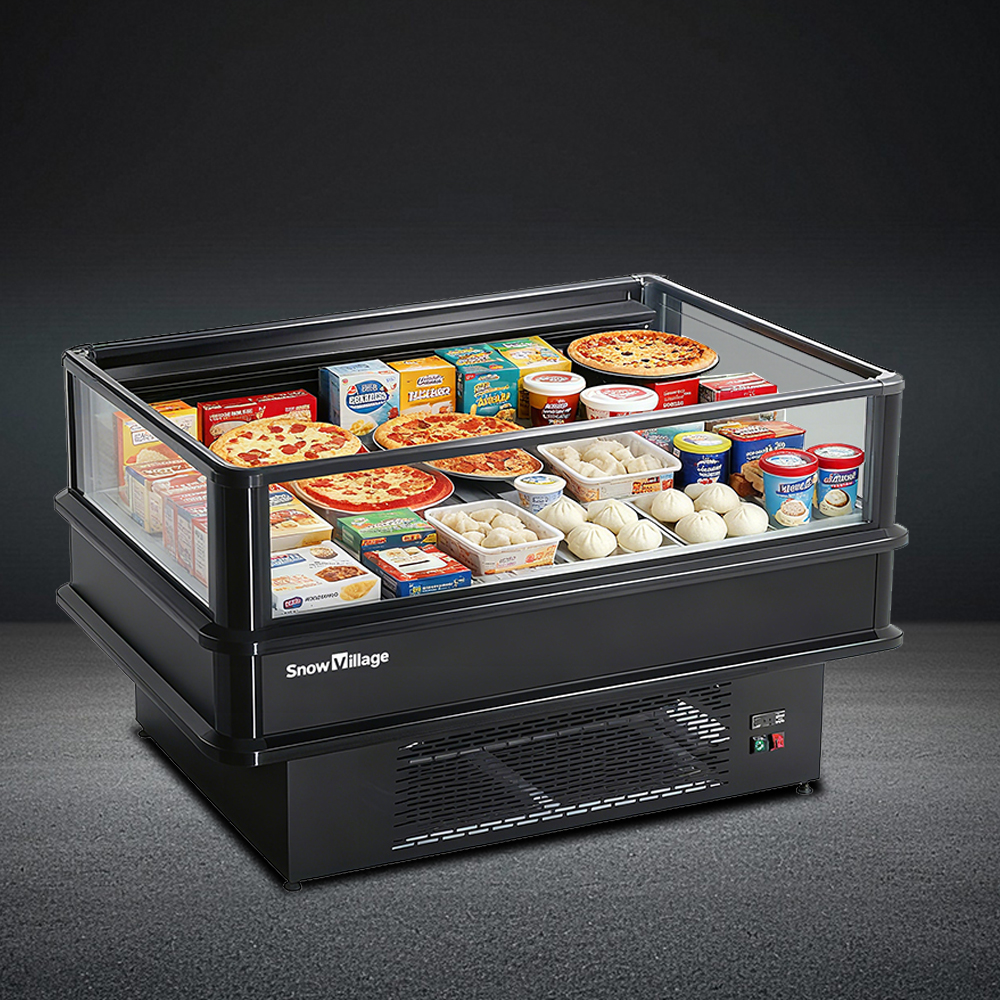 Air-cooled open island cabinet (4)