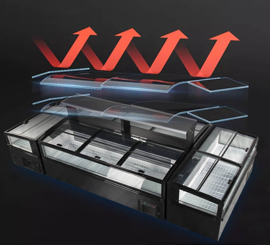 Distillation type combined island cabinet (5)