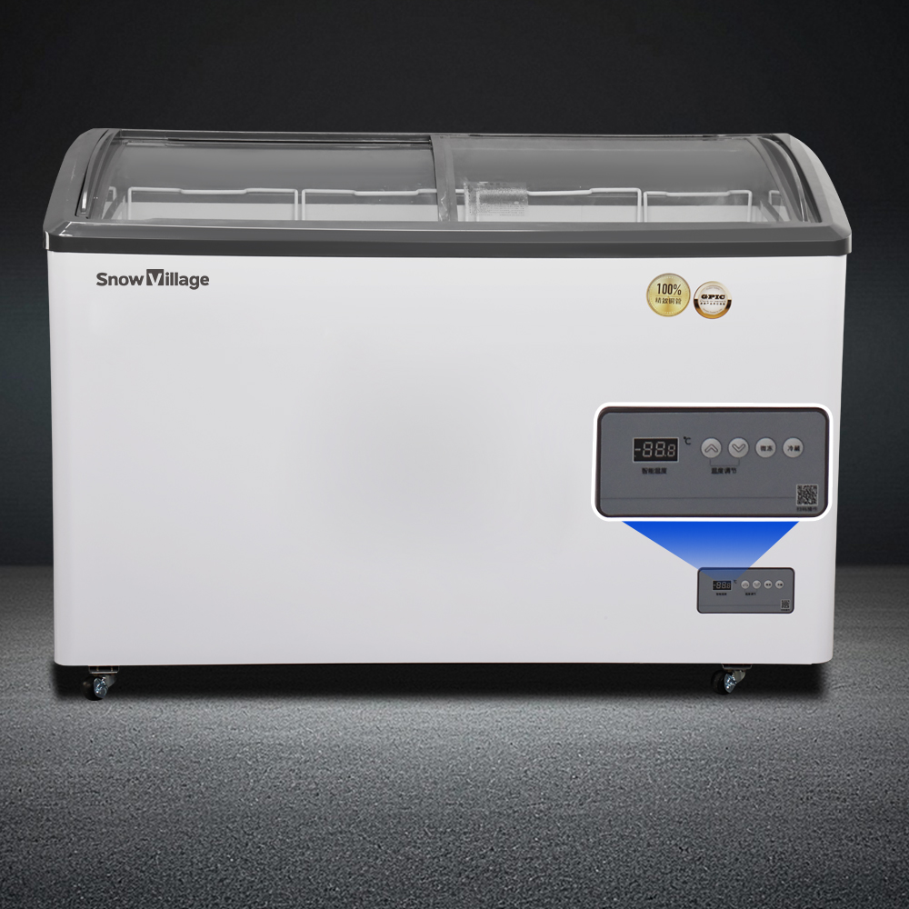 Model H of Arc-shaped Ice Cream Cabinet (6)