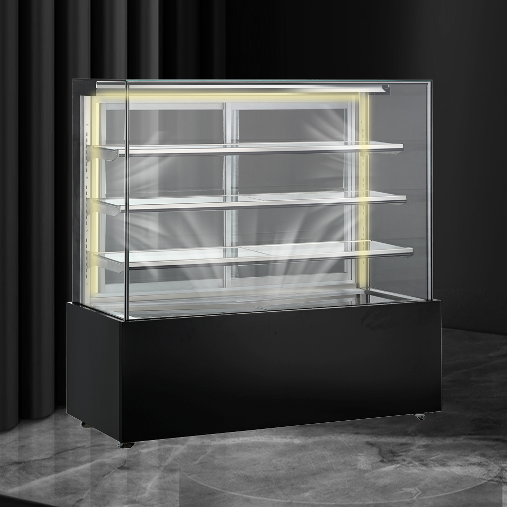 Panoramic stacked glass cake cabinet (6)