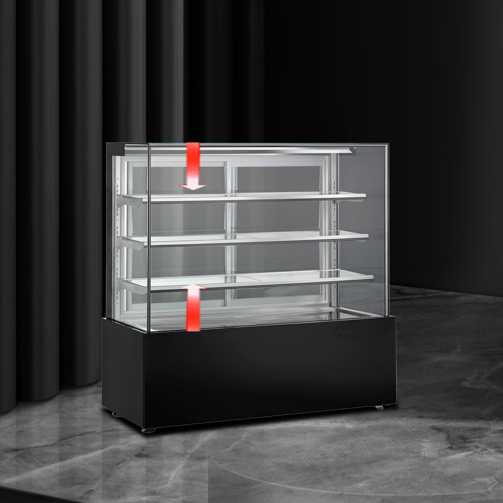 Panoramic stacked glass cake cabinet (8)