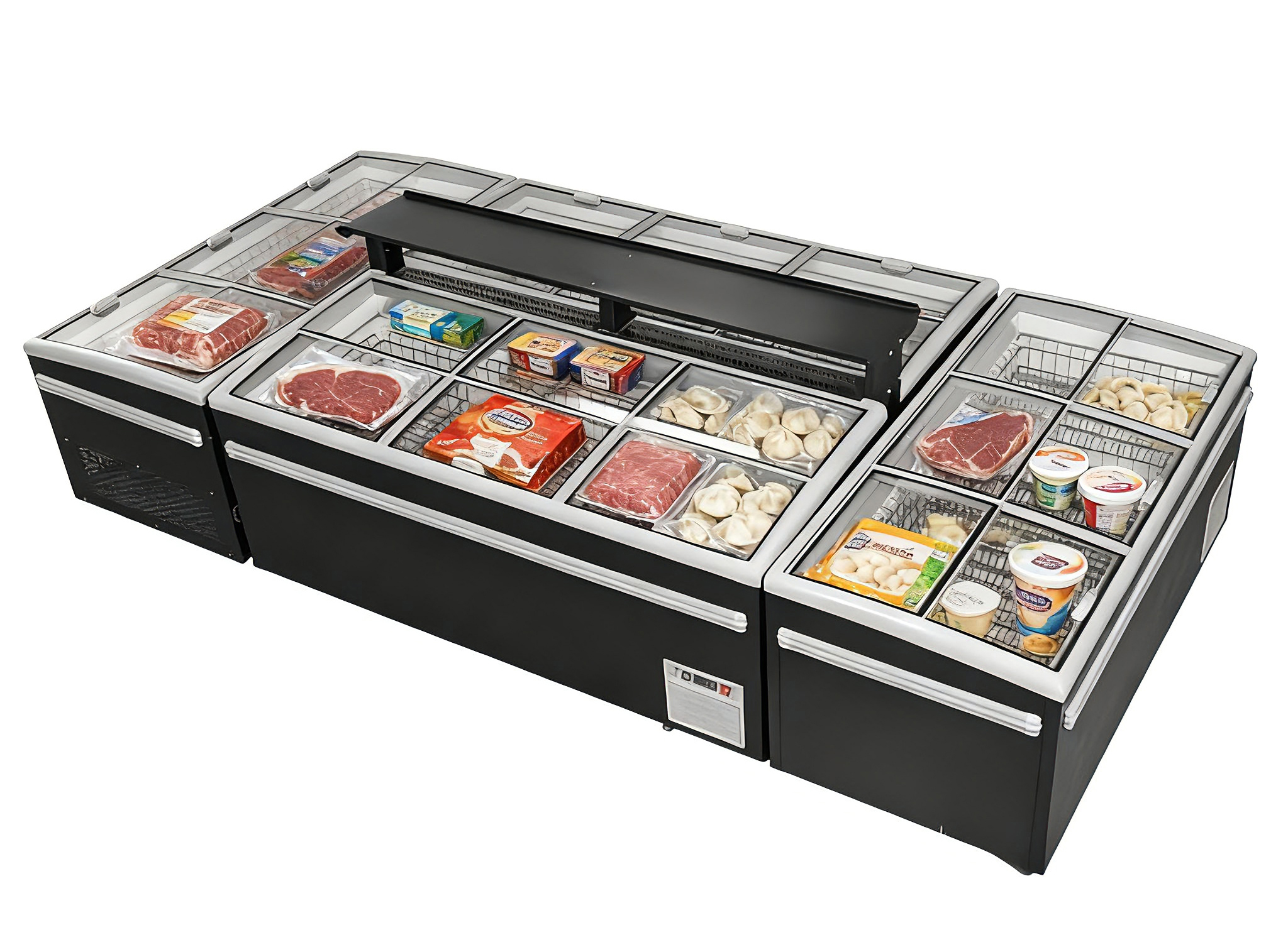 The large window can be pushed up and down (6)