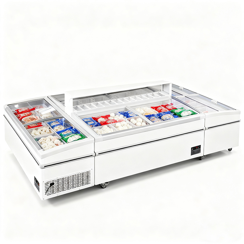 Push and pull Model B up and down (Non-defrosting, aluminum tube evaporator)